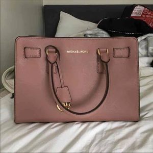MK dusty rose Dillion satchel